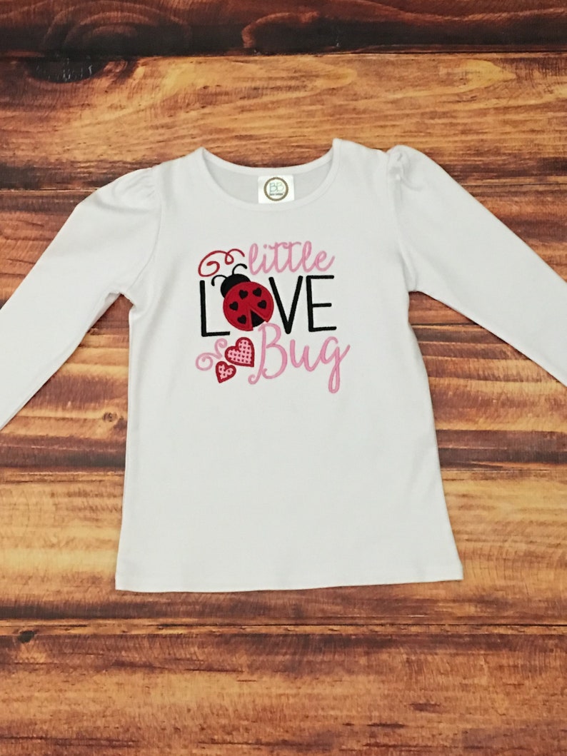Gift Valentine Little Daddy\u0027s  Shirt, Valentine Baby Day Love Girl, Infant Girl, Shower Shirt, Bug Shirt, Shirt, Ladybug Baby Father\u0027s Girl