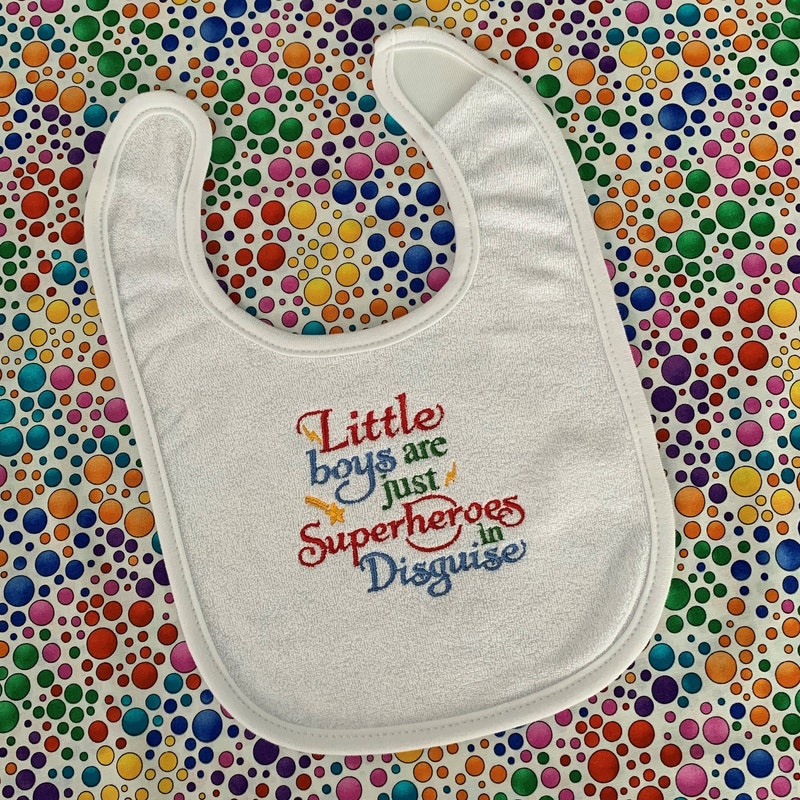Super Hero Bib For Super Hero Kids #jE54 main image 0