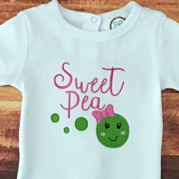 Sweet Pea Baby Shower, Sweet Pea Shirt, New Baby Gift, Sweet Pea Bodysuit, Baby Shower Gift, Gift for Baby Girl, Sweet Pea Baby