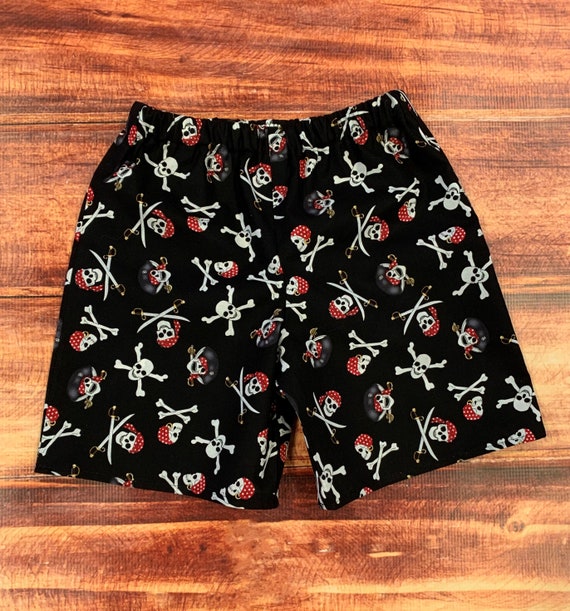 Pantalones cortos piratas para nino pequeno fiesta pirata pantalones cortos de verano para ninos pantalones cortos de playa para bebes baby shower pirata pantalones cortos de verano pull up regalo pir...