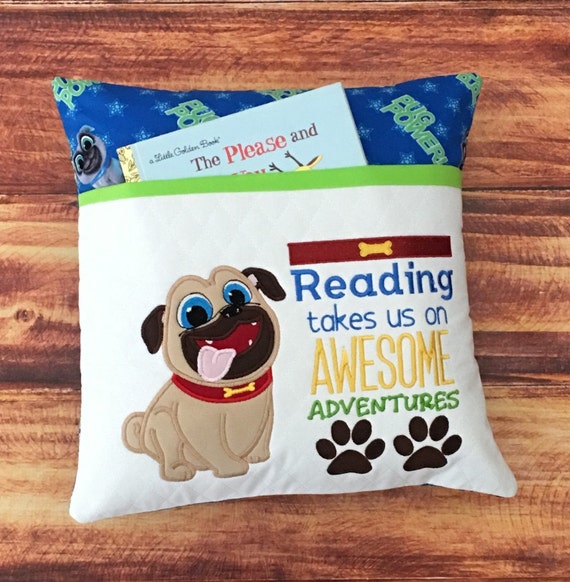 puppy dog pals pillow