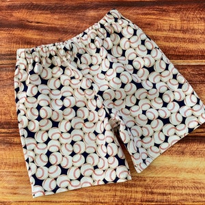 Baseball Shorts, Baseball Birthday, Boys Summer Shorts, Sports Fan, Toddler Boy Shorts, Pull Up Summer Shorts, Baseball Fan, Baseball Gift