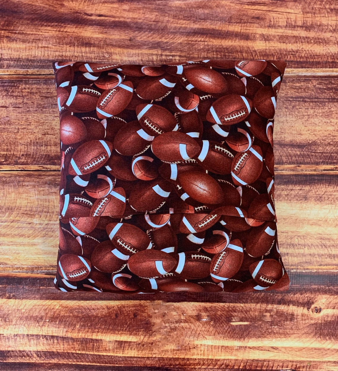 Football Pillow with Pocket Sports Pillow Gift for Football Etsy