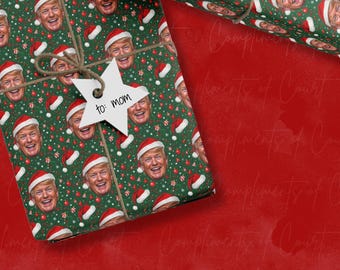 MAGA Trump Wrapping Paper, Trump Wrapping Papers, Conservative Gift Wrap, Republican Party Supplies, MAGA Christmas, FREE Shipping