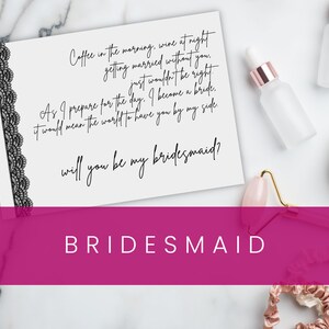 Bridesmaid Proposal Card | Digital Download