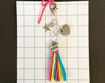 Mini Pride Flag Keychain, LGBTQ+ Keychain Addition