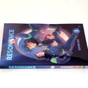 Discounted LGBTQ Comic Paperback Comic RESONANCE Volume 1, Romance Sci-Fi Graphic Novel, Space Gays, Trans and Bisexual Representation image 6