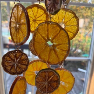 Christmas Decoration Gold Accent Organic Dried Citrus Garland Handmade Wedding Backdrop Bridal Shower Baby Celebration Spring Party Rustic Cottage Farmhouse Style Natural Dehydrated Orange Lime Slices Preserved Fruit Strand Boho Vintage Inspired Event