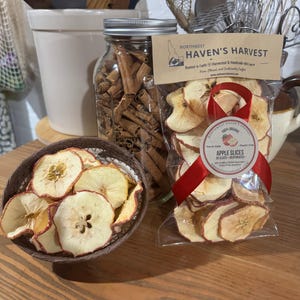 Organic Dried Apple Slices (30 Count) – Fall Wreaths, Garlands, Crafts & Potpourri Decor