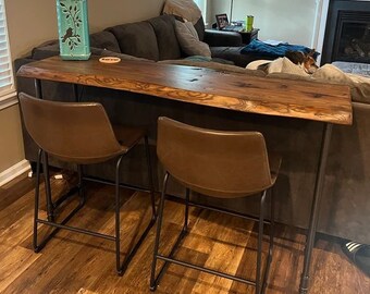 Behind Sofa Dining Bar Height Table