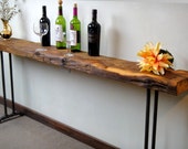 Narrow console table, Reclaimed Wood Table, Accent Table, Long Sofa Table, Entry Hall Table, Entryway Table, Farmhouse, Industrial Design