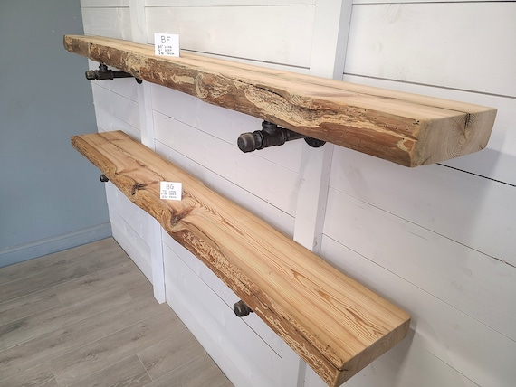 Timber Fireplace Mantel 6 Foot Rustic Mantel Live Edge - Etsy