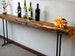 Narrow console table, Reclaimed Wood Table, Long Sofa Table, Entry Hall Table, Entryway Table, Farmhouse, Industrial Design 