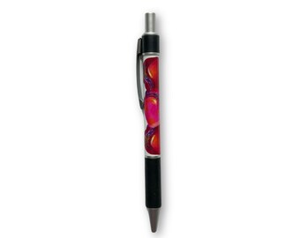 Red Heart Macarons Art Ballpoint Pen - Refillable Black Ink