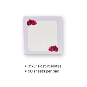 STICKY NOTES-Pink Heart Macarons Art Cute Aesthetic Sticky Notepad-Gift for her-Stationery Gift-Colorful Post-it Note-Everyday Sticky Notes