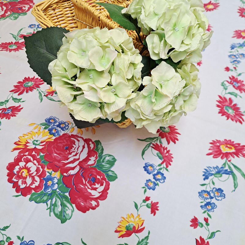 1950s Rectangle Tablecloths - Etsy