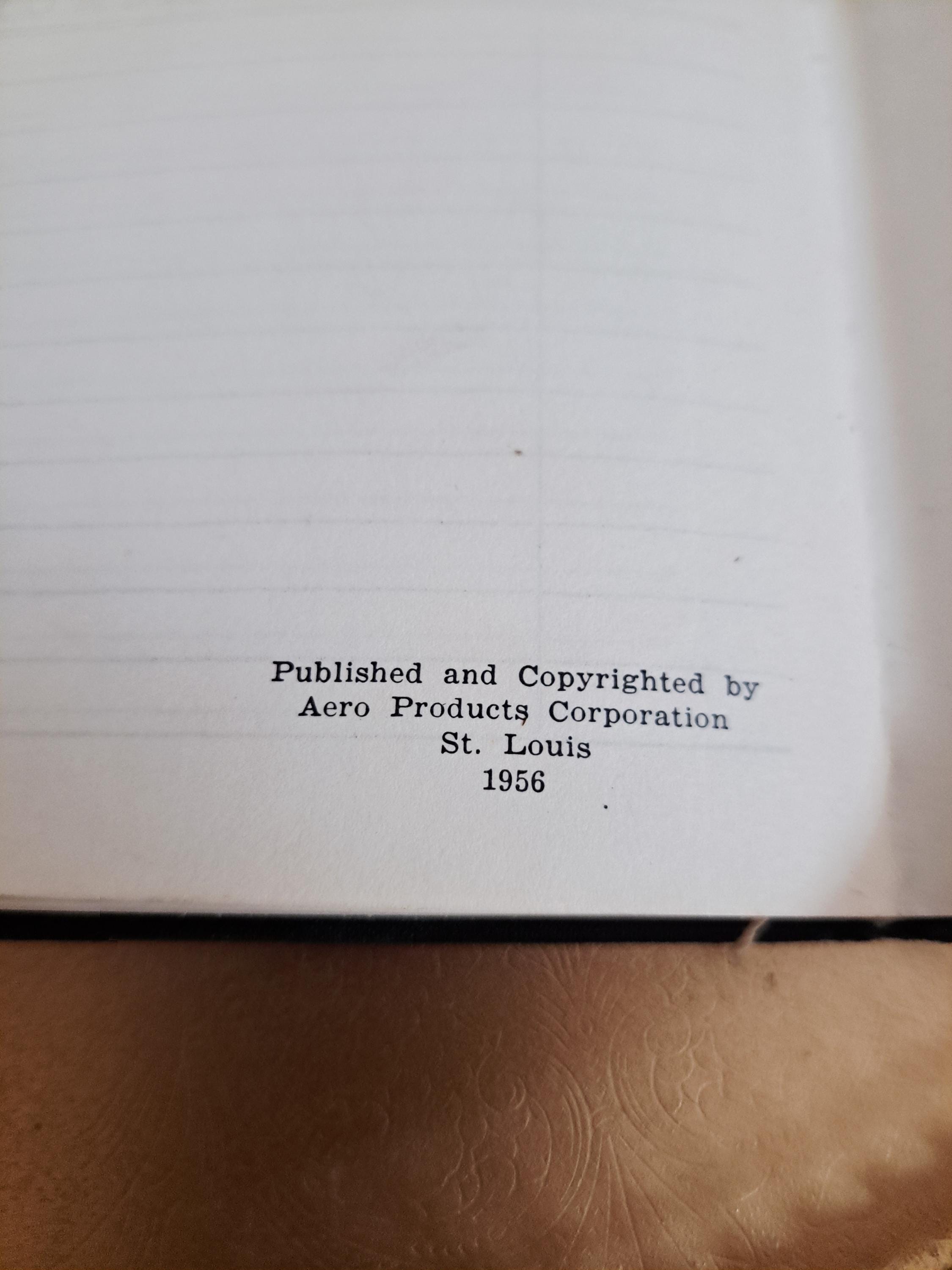 Vintage 1956 Pilot Flight Record & Log Book Type AP-3 - Etsy