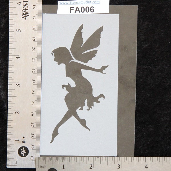 Fairy Stencil -  2-3/4" x 5-1/2", 7 mil - FA006