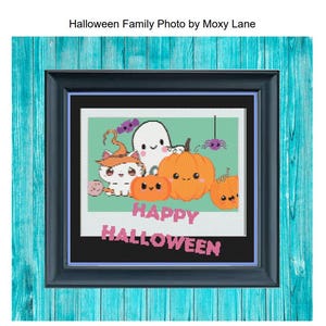 Halloween cross stitch pattern pdf Halloween family photo fall decor pattern gift funny creepy cute cross stitch pattern download