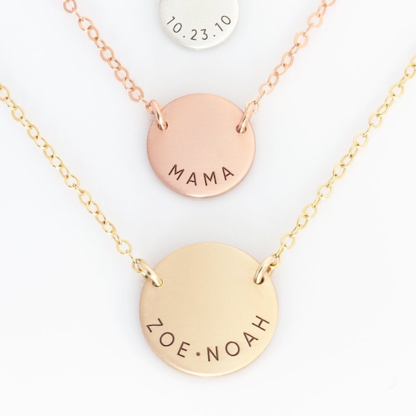 Mom Necklace with Names - Personalized Necklace for Mom - Baby Name Necklace for Mom - Kids Name Necklace - Mother's Day Gift for Mom