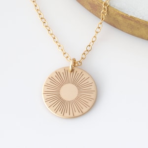 Sunshine Necklace You Are My Sunshine Gold Sun Necklace Sunburst Necklace Celestial Necklace Silver Sun Pendant Necklace image 1