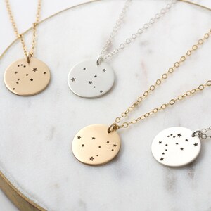 Aquarius Constellation Necklace - Zodiac Necklace - Aquarius Gift - Astrology Jewelry - Aquarius Zodiac Necklace - Gift for Friend