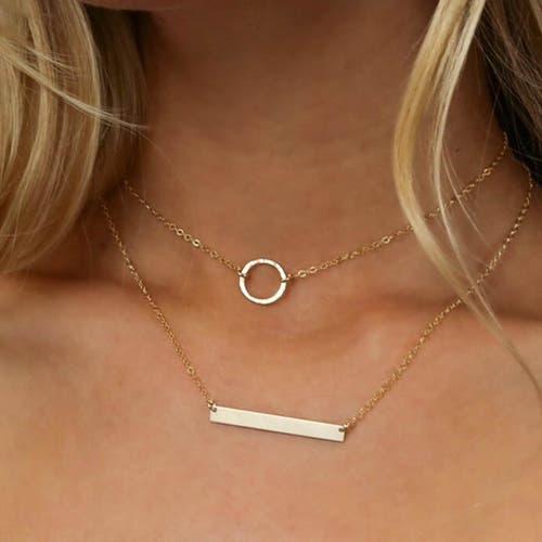 Circle Choker Karma Choker Gold Circle 