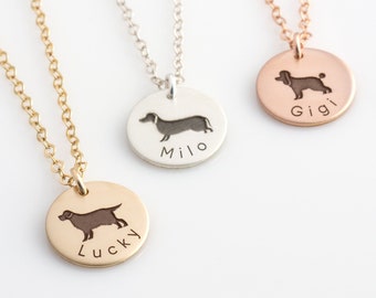 Pet Necklace, Dog Necklace, Personalized Dog Necklace, Dog Mom Necklace, Dog Memorial Necklace, Dog Lover Necklace