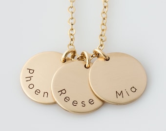 Collier Nom personnalisé - Collier Maman - Cadeau de fête des mères pour maman de fille - Cadeau unique pour maman - Cadeau pour elle - Collier Nouvelle maman