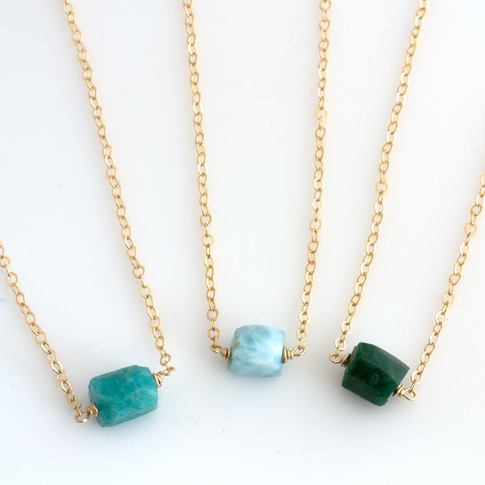 Sierra Dainty Charm Collector Necklace Shiny Gold main image 0