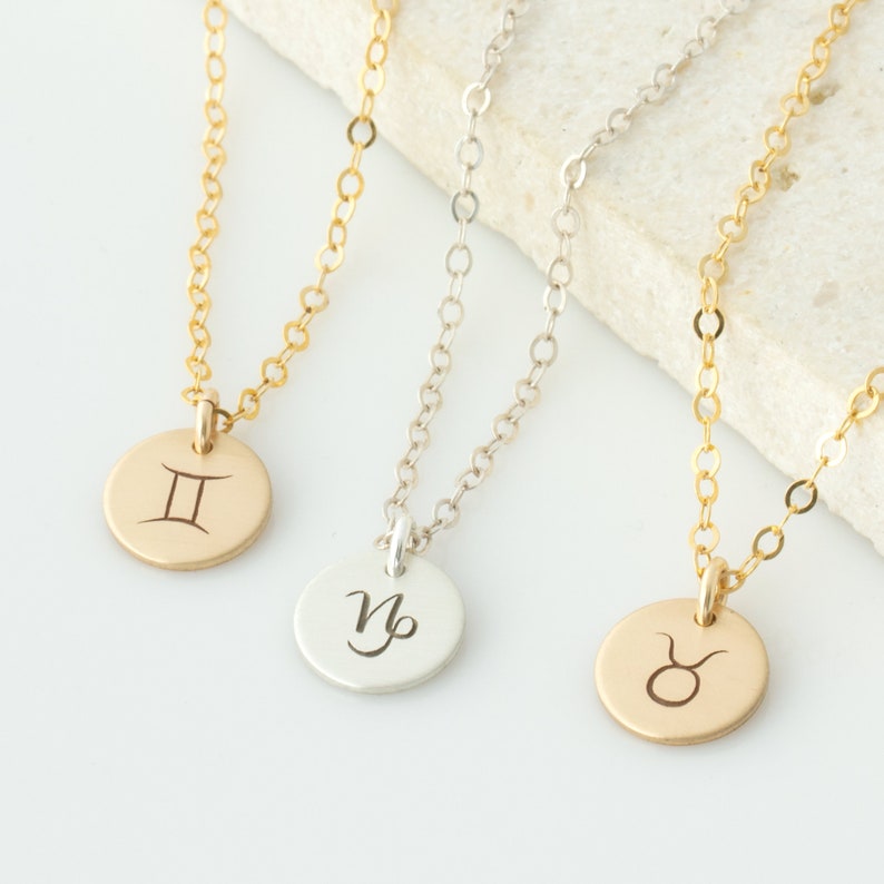 Zodiac Necklace Astrology NecklaceMom NecklaceHoroscope NecklaceZodiac Star Sign NecklaceChristmas Gift For SisterGift for Her