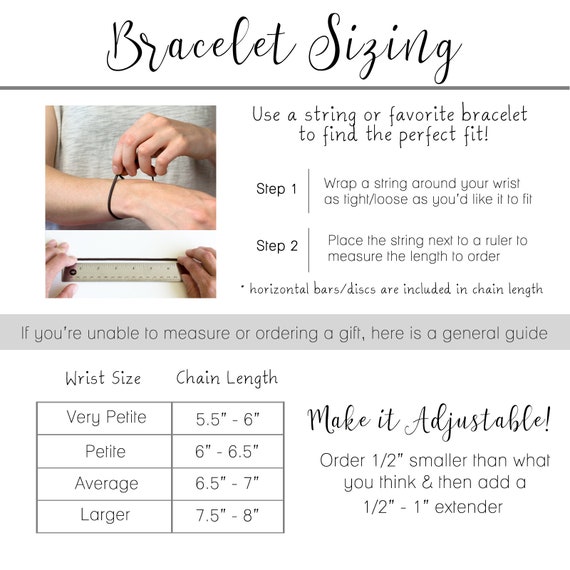 Bracelet Size Guide Pt.2: Find Someone Else' Bracelet Size Without Wrist  Size