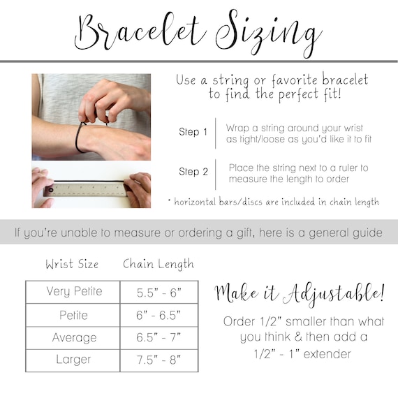 Bracelet Size Guide Pt.2: Find Someone Else' Bracelet Size Without Wrist  Size