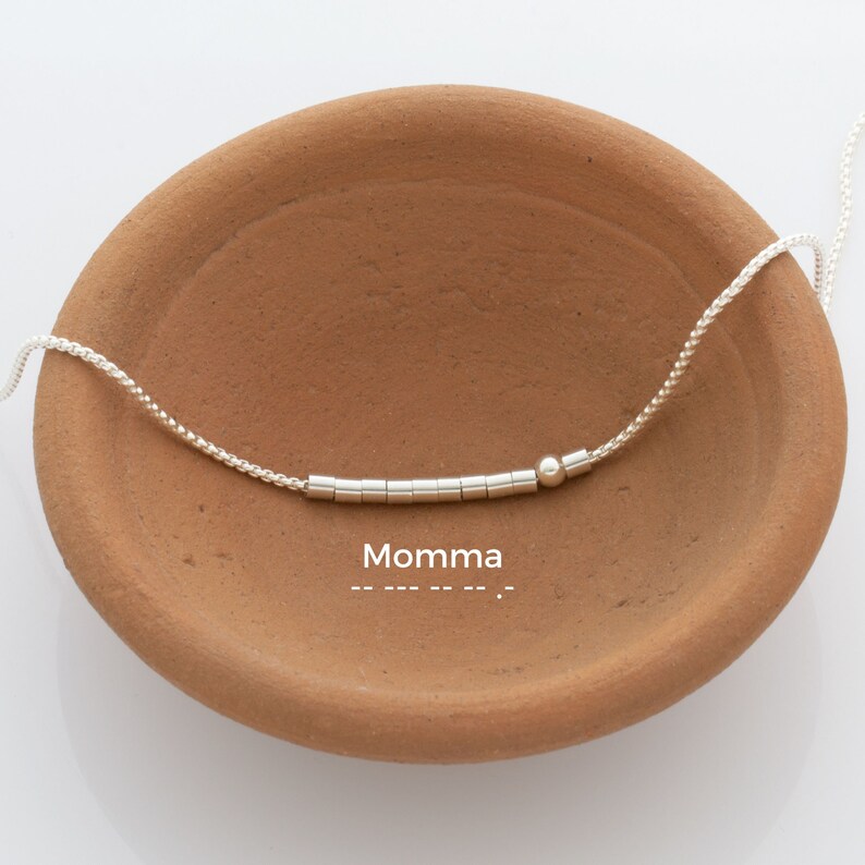 Personalized Morse Code Necklace