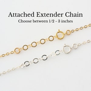 Necklace Extender, Bracelet Extender, Adjustable Length Chain Extender, Necklace and Bracelet Add-On, LEILAjewerlyshop, N240 image 4