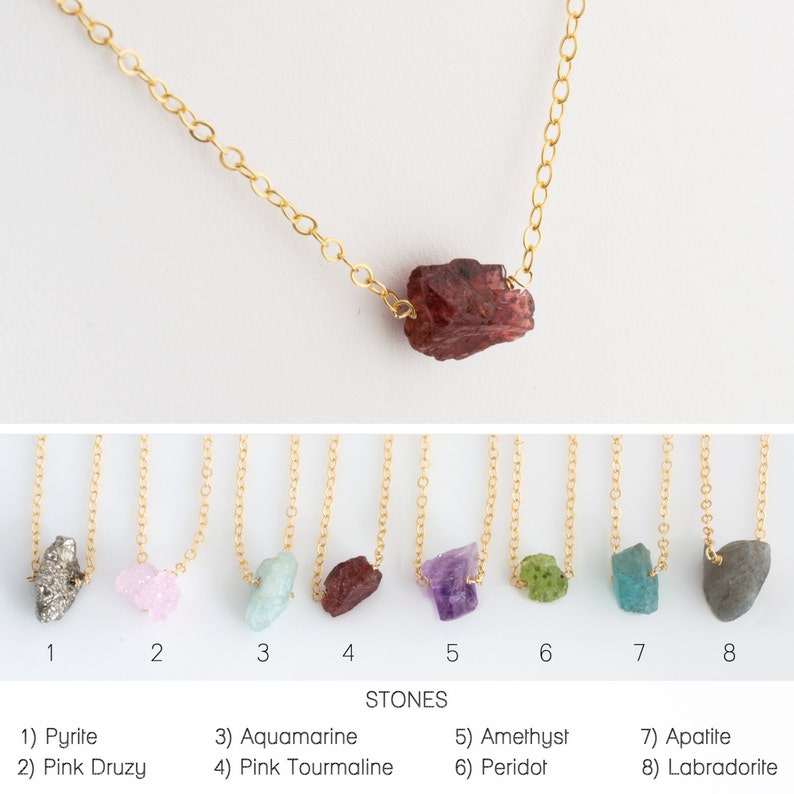 Natural Crystal Necklace/healing Crystal Necklace/natural Etsy