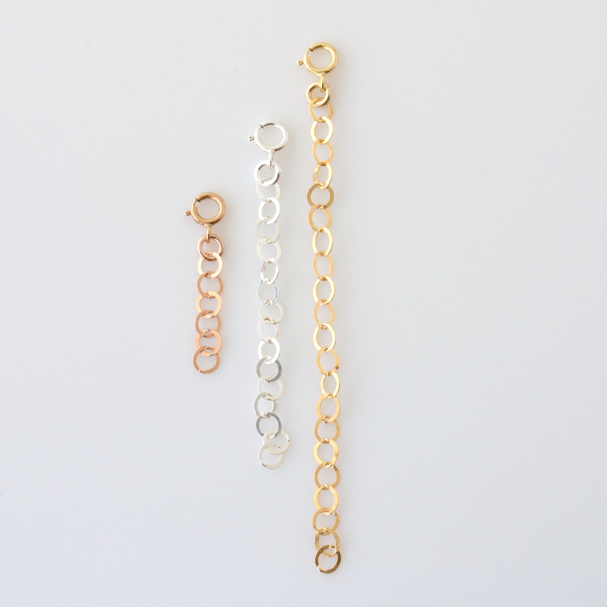 Extension chain · chain extender · chain extend · 24k gold plated brass ·  adjustable chain · extra chain