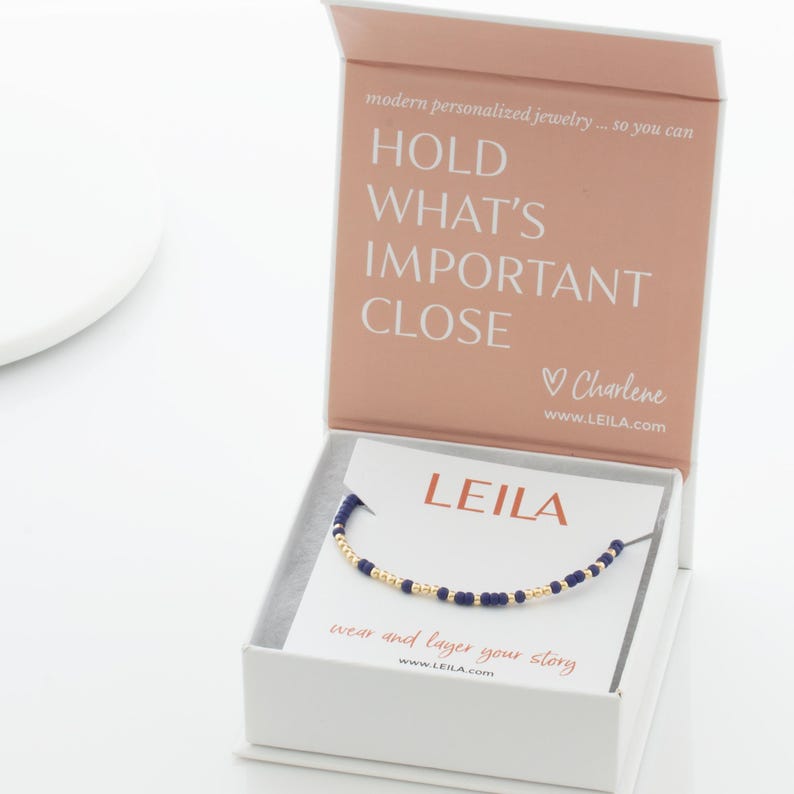 I Can Do Hard Things Morse Code Bracelet by LEILA Jewelry