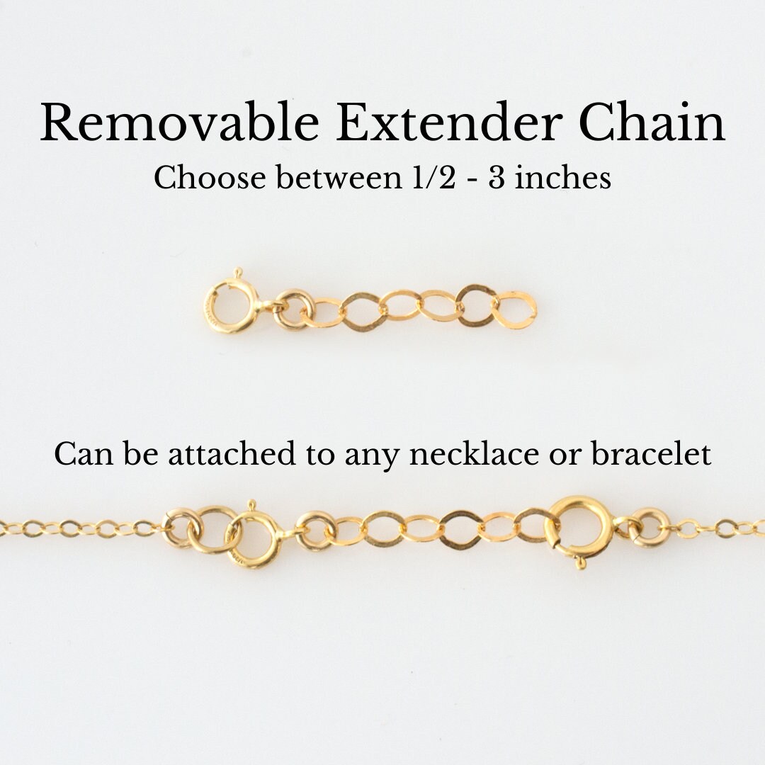 Necklace Extender, Bracelet Extender, Adjustable Length Chain Extender,  Necklace and Bracelet Add-on, Leilajewerlyshop, N240 