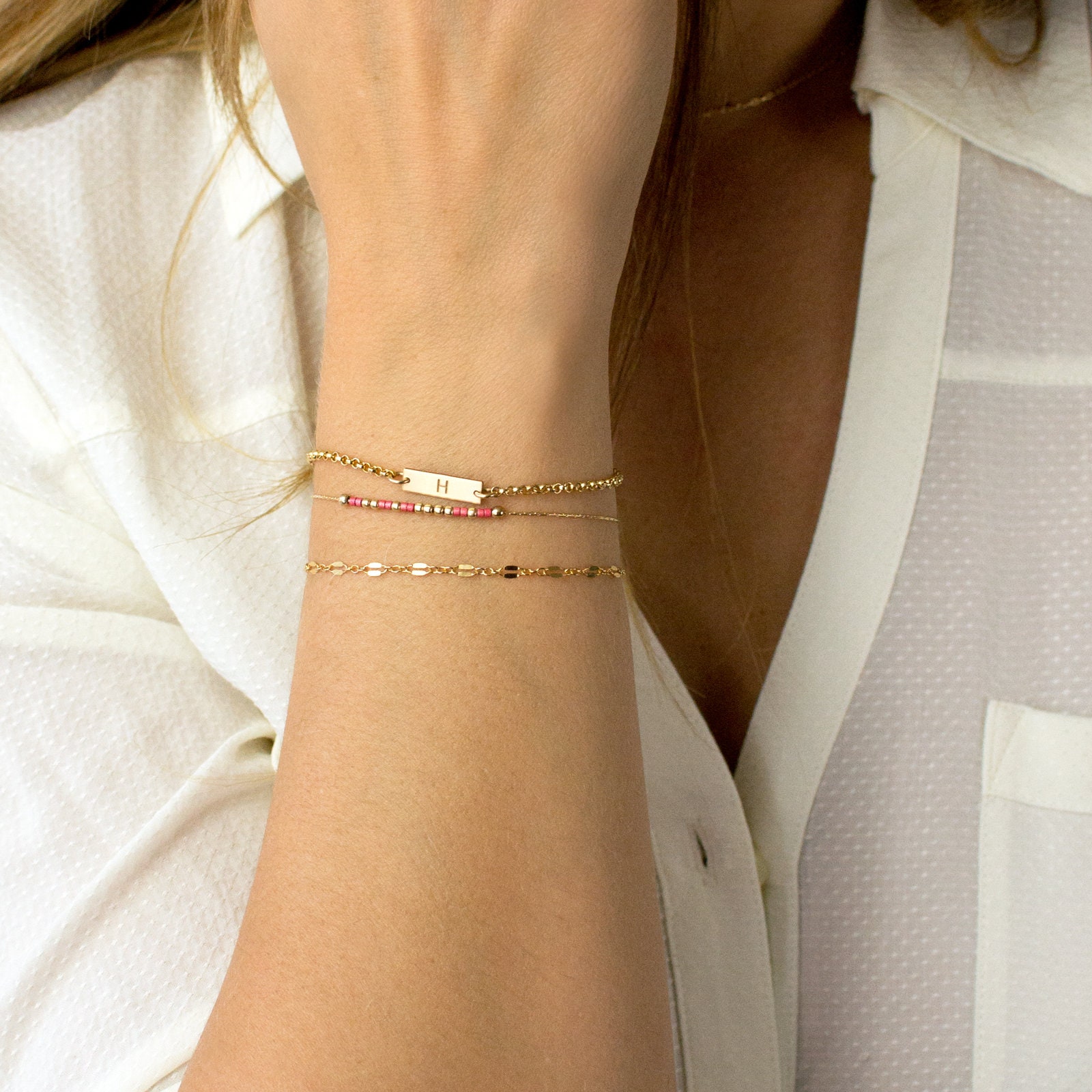 Custom Morse Code Bracelet Secret Message Bracelet Dainty - Etsy