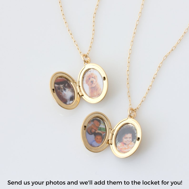 Initial Letter Oval Locket Personalized With Your Photo, Photo Locket Necklace, Personalized Mom Necklace, Locket Necklace, Gift for Her image 2