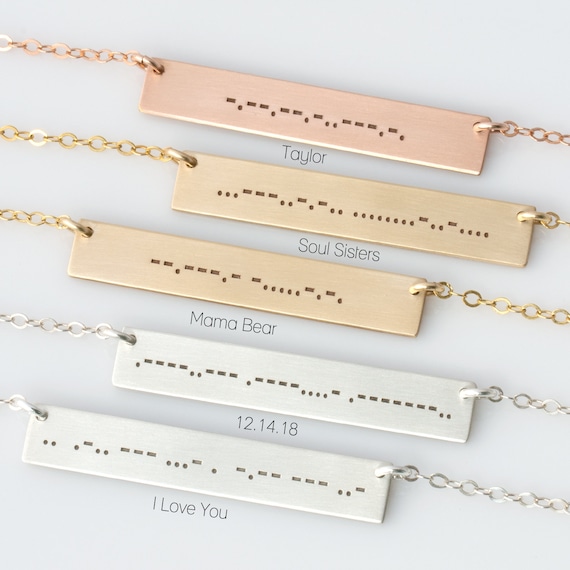 Morse Code Bracelet, Personalized Morse Code Bracelet, Hidden Message  Bracelet for Friend, Sister, Wife, Gift for Her, Leilajewelryshop 