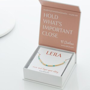 Mom Of An Angel Morse Code bracelet by LEILA Jewelry