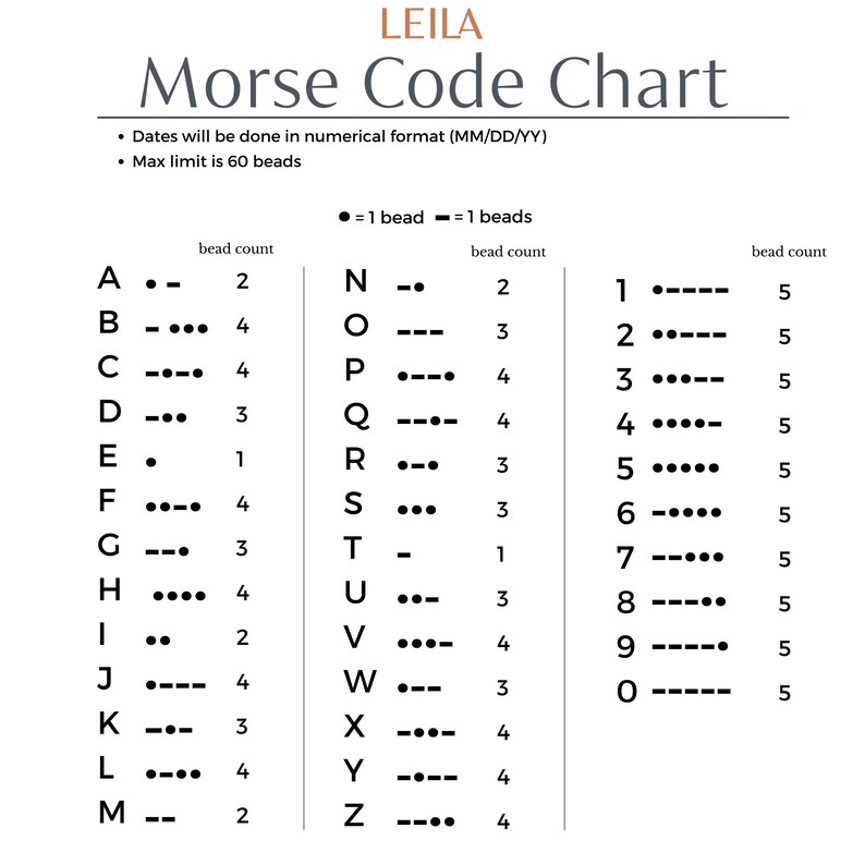 Sober Morse Code Bracelet by LEILA Jewelry. Sobriety gift for someone in recovery
