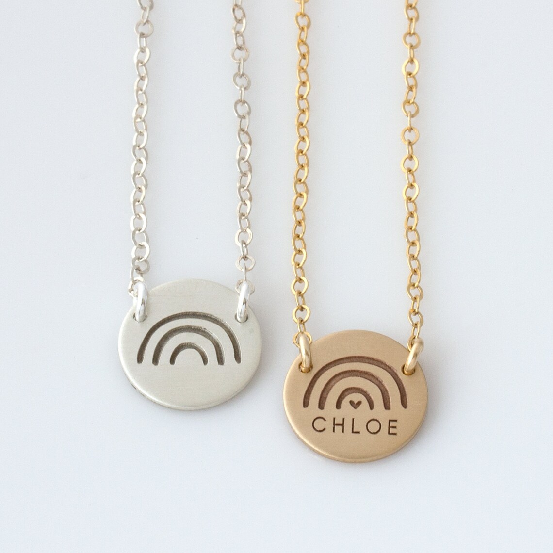 Rainbow baby necklace Clearance