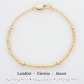 Personalized Morse Code Bracelet, Christmas Gift for Sister, Mother, Best Friend, Daughter, Wife. Custom Name, Date, or Word in Morse Code