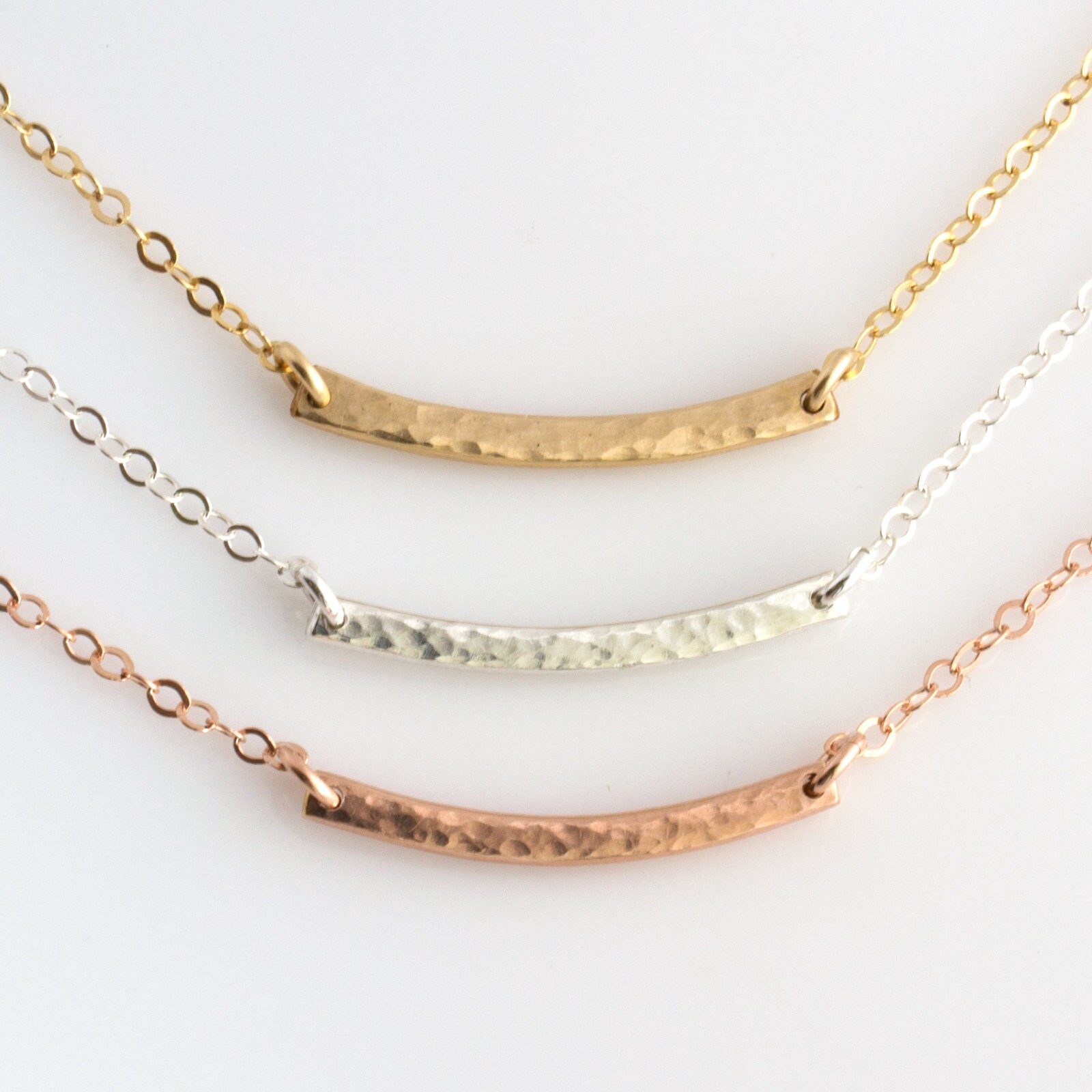 Epoch curved bar necklace deals
