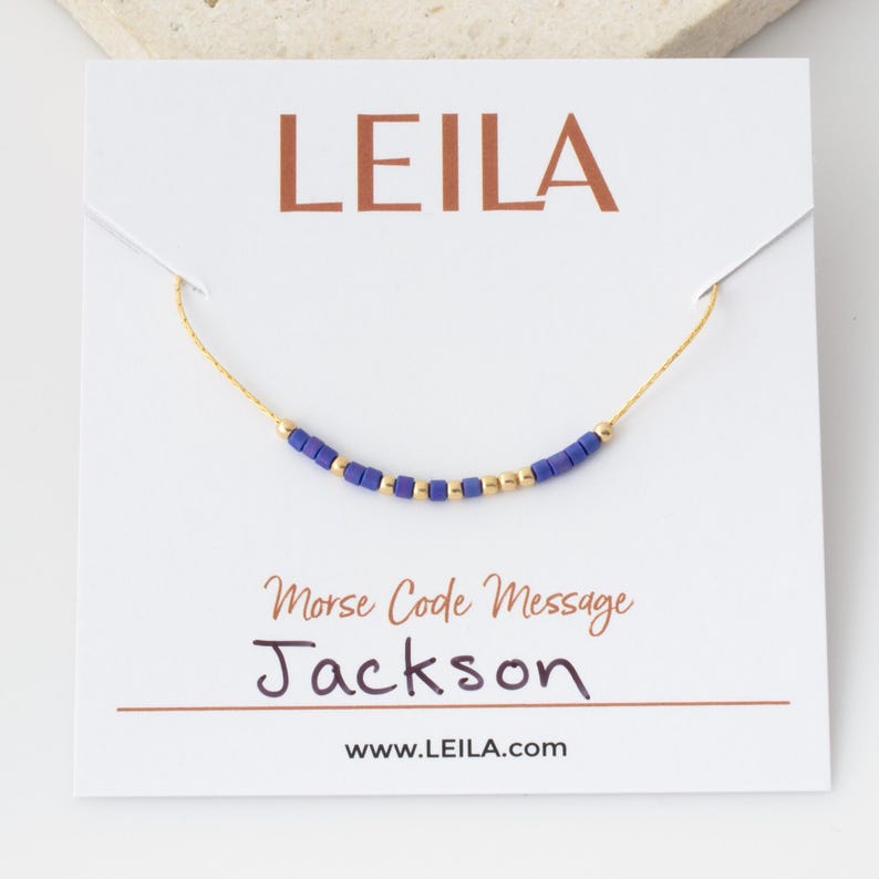 Hidden Message Morse Code Necklace, 14K Gold Fill Morse Code Jewelry, Personalized Hidden Message Necklace, Mom Necklace, Mother's Day Gift image 6