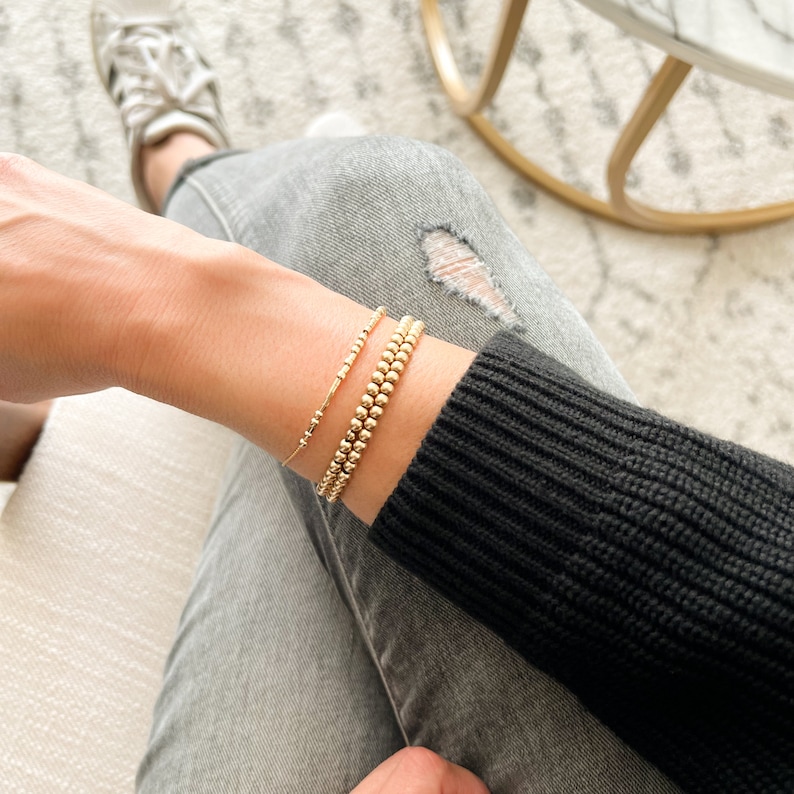 Sober Morse Code Bracelet by LEILA Jewelry. Sobriety gift for someone in recovery