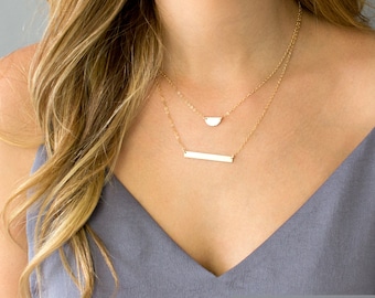 Skinny Bar Necklace, Personalized Bar Necklace, Engraved Bar Necklace, Mom Necklace, Gold, Silver, Rose Gold Name Bar Necklace, Gift for Mom